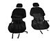 Rough Country Neoprene Front and Rear Seat Covers; Black (2024 Tacoma Double Cab w/o Rear Folding Armrest)