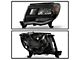 Full LED Headlights with LED Light Bar; Black Housing; Clear Lens (05-11 Tacoma)