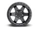 Rotiform SIX-OR Matte Black 6-Lug Wheel; 17x9; 1mm Offset (22-24 Tundra)