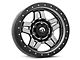 Fuel Wheels Anza Anthracite with Black Ring 6-Lug Wheel; 17x8.5; 6mm Offset (2024 Tacoma)