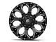 Fuel Wheels Assault Satin Black Milled 6-Lug Wheel; 20x9; 1mm Offset (05-15 Tacoma)