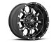 Fuel Wheels Krank Matte Black Milled 6-Lug Wheel; 20x10; -24mm Offset (05-15 Tacoma)