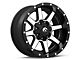 Fuel Wheels Maverick Matte Black Machined 6-Lug Wheel; 20x10; -12mm Offset (05-15 Tacoma)