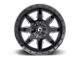 Fuel Wheels Wildcat Gloss Black Milled 6-Lug Wheel; 17x9; 1mm Offset (10-24 4Runner)