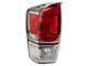 Tail Lights; Chrome Housing; Red Lens (16-19 Tacoma Limited)