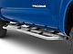 Cali Raised LED Step Edition 0 Degree Wheel-to-Wheel Bolt-On Step Rock Sliders with Kickout; Raw (05-23 Tacoma Access Cab, Double Cab)