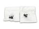 Weathertech No-Drill Mud Flaps; Front and Rear; Black (16-23 Tacoma)