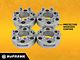 Supreme Suspensions 2-Inch Pro Billet Hub and Wheel Centric Wheel Spacers; Silver; Set of Four (05-15 Tacoma Pre Runner; 05-15 4WD Tacoma; 16-23 Tacoma)