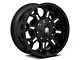 Mayhem Wheels Combat Gloss Black Milled 6-Lug Wheel; 18x9; -12mm Offset (05-15 Tacoma)