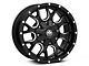 Mayhem Wheels Warrior Black Milled 6-Lug Wheel; 18x9; -12mm Offset (05-15 Tacoma)