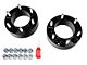 Mammoth 1.50-Inch Billet 6-Lug Wheel Spacers; Black (05-15 Tacoma Pre Runner; 05-15 4WD Tacoma; 16-23 Tacoma)