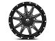 Fuel Wheels Vandal Gloss Black Milled 6-Lug Wheel; 20x9; 1mm Offset (05-15 Tacoma)