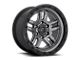 Fuel Wheels Ammo Matte Gunmetal with Black Lip 6-Lug Wheel; 20x9; 20mm Offset (22-24 Tundra)