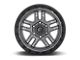 Fuel Wheels Ammo Matte Gunmetal with Black Lip 6-Lug Wheel; 20x9; 20mm Offset (22-24 Tundra)