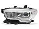 Projector Headlights with Clear Corners; Chrome Housing; Clear Lens (16-23 Tacoma w/ Factory Halogen DRL)