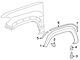 Toyota TRD Off-Road/Pro Fender Flares; Front and Rear (16-23 Tacoma)