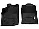 Weathertech DigitalFit Front and Rear Floor Liners; Black (16-17 Tacoma Double Cab w/ Automatic Transmission)