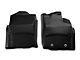 Weathertech DigitalFit Front and Rear Floor Liners; Black (16-17 Tacoma Double Cab w/ Automatic Transmission)