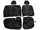 Coverking Cordura Ballistic Custom-Fit Rear Seat Cover; Black (16-23 Tacoma Double Cab)