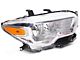 OEM Style Headlight; Chrome Housing; Clear Lens; Passenger Side (16-23 Tacoma w/ Factory Halogen DRL)