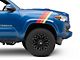 SEC10 Heritage Style Fender Decal; Tri-Color (05-24 Tacoma)