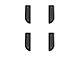 Door Armrest Foam Inserts; Black/Gray (16-23 Tacoma Double Cab)