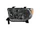 Headlights; Chrome Housing; Clear Lens (07-13 Tundra w/o Level Adjuster)