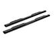 Barricade 5-Inch Oval Straight End Side Step Bars; Black (22-24 Tundra CrewMax)