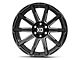 XD Outbreak Gloss Black Milled 6-Lug Wheel; 22x10; -18mm Offset (22-24 Tundra)