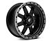 Fuel Wheels Trophy Matte Black with Anthracite Ring 6-Lug Wheel; 20x9; 1mm Offset (22-24 Tundra)