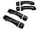 RedRock Door Handle Covers; Gloss Black (07-21 Tundra)