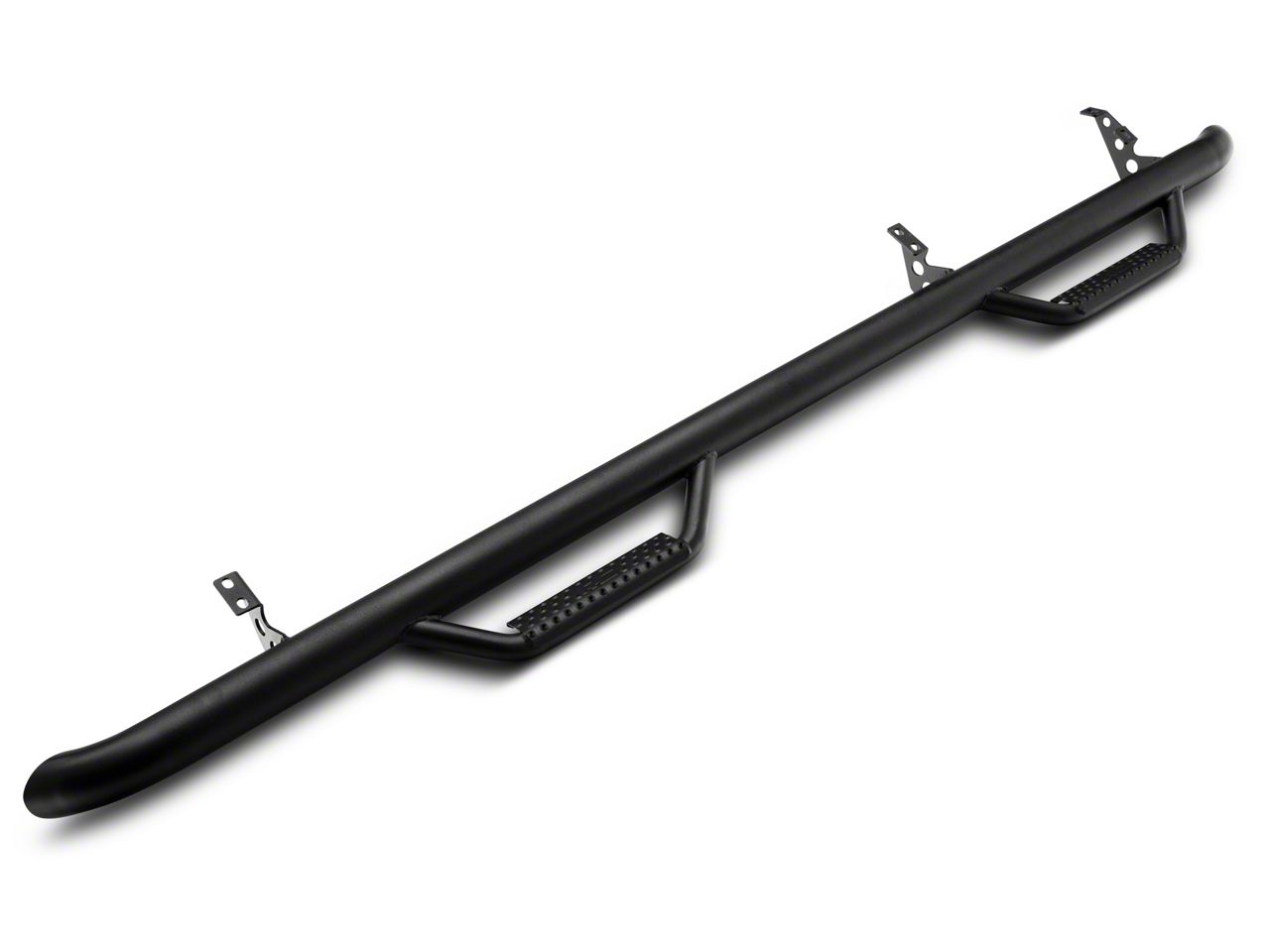 Rough Country Tundra Wheel to Wheel Nerf Side Step Bars; Black RCT0786CC (07 -21 Tundra CrewMax)