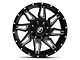 XF Offroad XF-218 Gloss Black Milled 5-Lug Wheel; 20x9; 0mm Offset (07-13 Tundra)