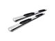 4-Inch Oval Straight Side Step Bars; Polished (07-21 Tundra CrewMax)