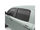 EGR In-Channel Window Visors; Front and Rear; Dark Smoke (07-21 Tundra CrewMax)