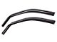 Weathertech Side Window Deflectors; Front; Dark Smoke (07-17 Tundra Regular Cab)