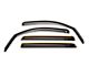 Weathertech Side Window Deflectors; Front and Rear; Dark Smoke (07-21 Tundra CrewMax)