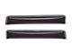 Weathertech Side Window Deflectors; Rear; Dark Smoke (07-21 Tundra Double Cab)