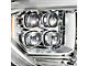 AlphaRex NOVA-Series G2 LED Projector Headlights; Chrome Housing; Clear Lens (14-21 Tundra w/ Factory Halogen Headlights)