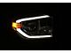 PRO-Series Projector Headlights; Alpha Black Housing; Clear Lens (14-21 Tundra w/ Factory LED Headlights)