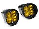 Baja Designs Squadron-R Sport LED Fog Light Pocket Kit; Amber (14-21 Tundra)