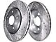 Drilled and Slotted 5-Lug Brake Rotor, Pad, Brake Fluid and Cleaner Kit; Front (07-21 Tundra)