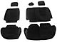 Rough Country Neoprene Front and Rear Seat Covers; Black (22-24 Tundra CrewMax w/o Factory Rear Cupholder)