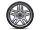 Fuel Wheels Ammo Matte Gunmetal with Black Bead Ring 5-Lug Wheel; 20x9; 1mm Offset (14-21 Tundra)