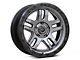 Fuel Wheels Ammo Matte Gunmetal with Black Bead Ring 5-Lug Wheel; 20x9; 1mm Offset (14-21 Tundra)