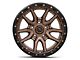 Fuel Wheels Rebel Matte Bronze with Black Bead Ring 5-Lug Wheel; 20x10; -18mm Offset (14-21 Tundra)