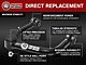 Freedom Offroad Front Upper Control Arms for 2 to 4-Inch Lift (07-21 Tundra)