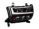 Quad-Pro LED Projector Headlights; Black Housing; Clear Lens (07-13 Tundra w/o Headlight Washer)