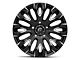 Fuel Wheels Quake Gloss Black Milled 5-Lug Wheel; 20x9; 1mm Offset (14-21 Tundra)