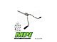 MPI Exhaust Technologies Performance Series Weld-On Dual Exhaust System with Black Tips; Side Exit (07-13 5.7L Tundra)